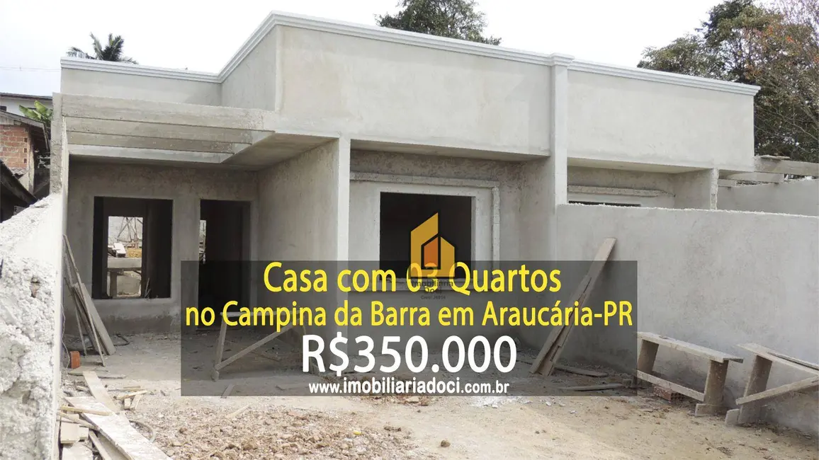 Foto 1 de Casa com 3 quartos à venda, 201m2 em Campina da Barra, Araucaria - PR