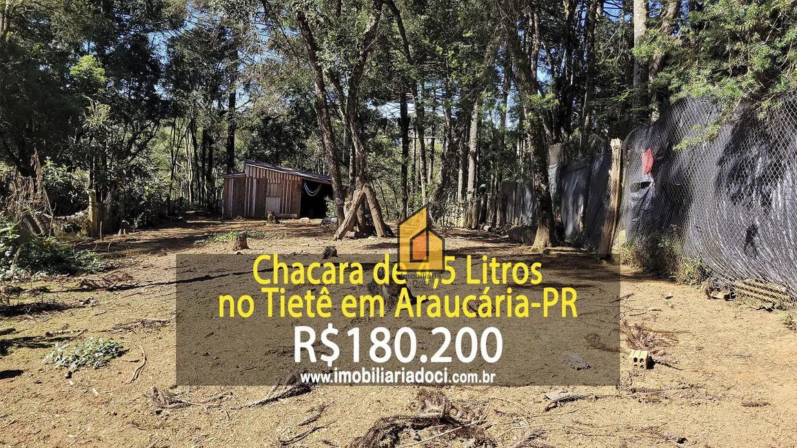 Foto 1 de Chácara à venda, 2722m2 em Tietê, Araucaria - PR