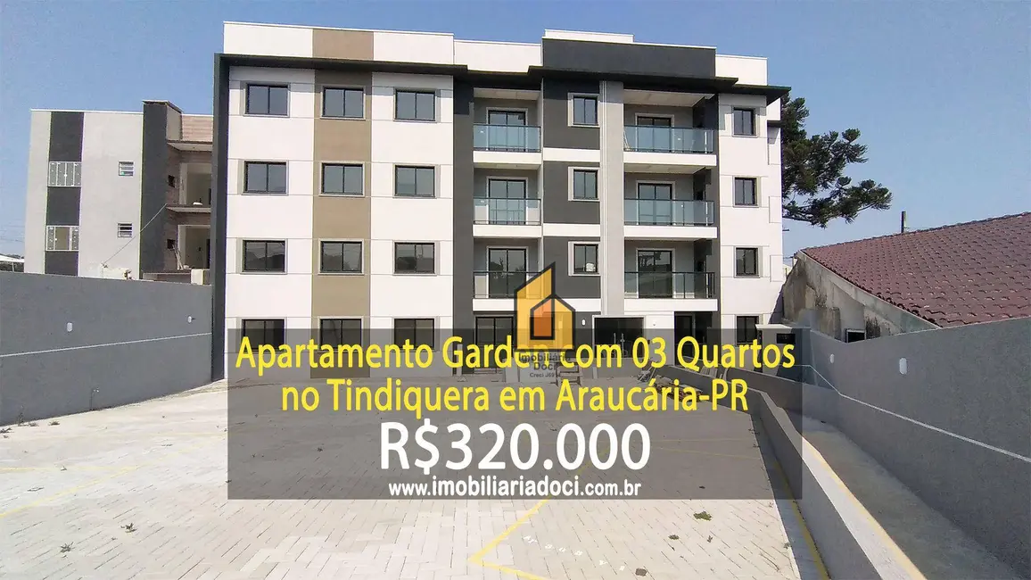 Foto 1 de Apartamento com 3 quartos à venda, 93m2 em Tindiquera, Araucaria - PR