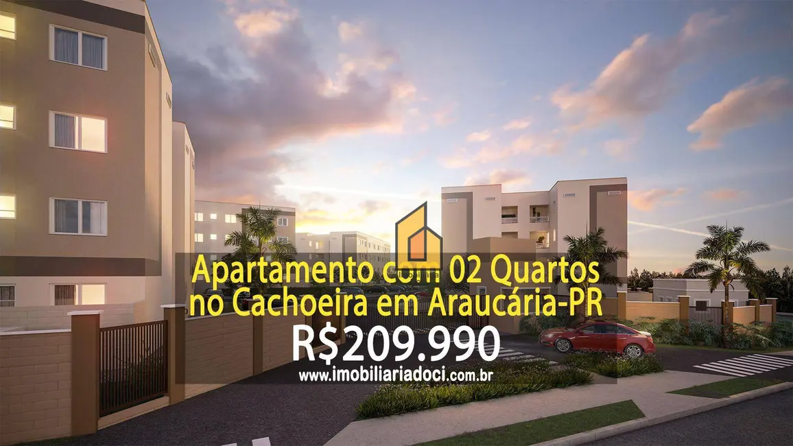 Foto 1 de Apartamento com 2 quartos à venda, 40m2 em Tindiquera, Araucaria - PR