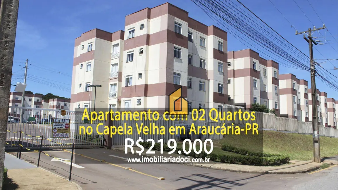 Foto 1 de Apartamento com 2 quartos à venda, 48m2 em Capela Velha, Araucaria - PR