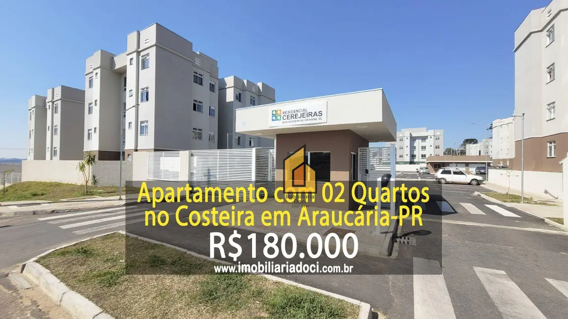 Foto 1 de Apartamento com 2 quartos à venda, 40m2 em Costeira, Araucaria - PR