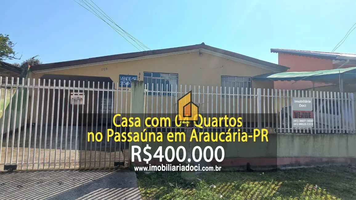 Foto 1 de Casa com 4 quartos à venda, 360m2 em Passaúna, Araucaria - PR