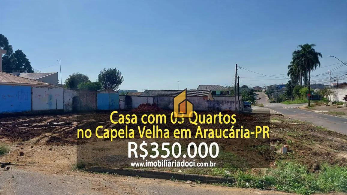 Foto 1 de Casa com 3 quartos à venda, 108m2 em Capela Velha, Araucaria - PR