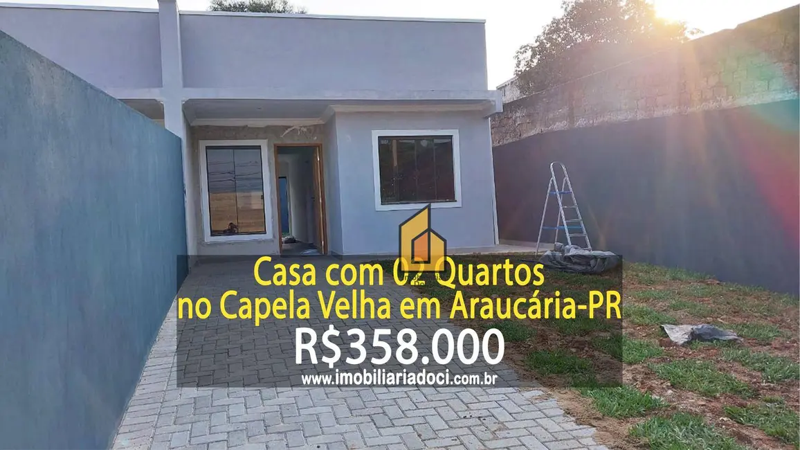 Foto 1 de Casa com 2 quartos à venda, 52m2 em Capela Velha, Araucaria - PR