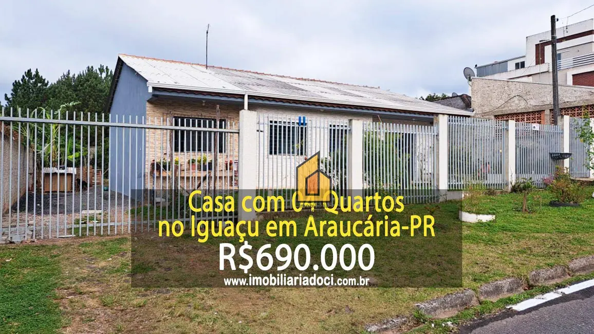 Foto 1 de Casa com 4 quartos à venda, 510m2 em Iguaçu, Araucaria - PR