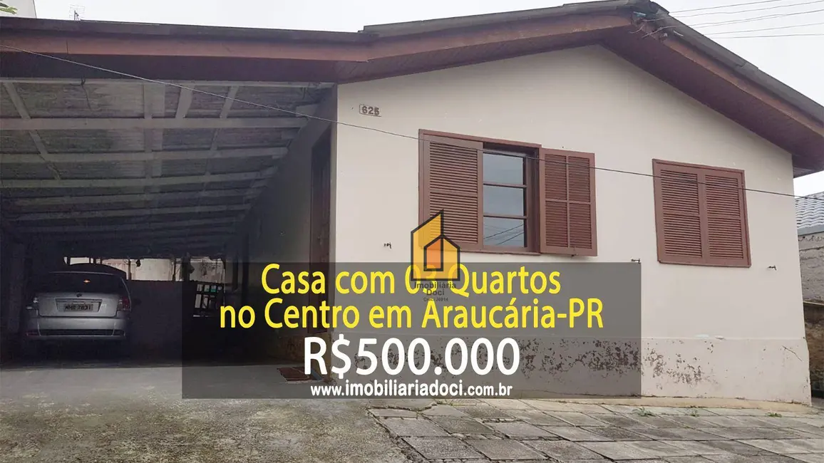 Foto 1 de Casa com 3 quartos à venda, 360m2 em Centro, Araucaria - PR