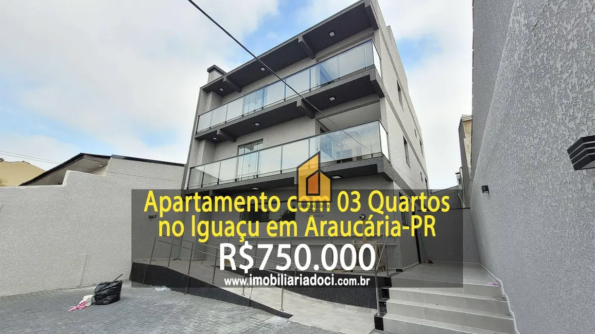 Foto 1 de Apartamento com 3 quartos à venda, 107m2 em Iguaçu, Araucaria - PR