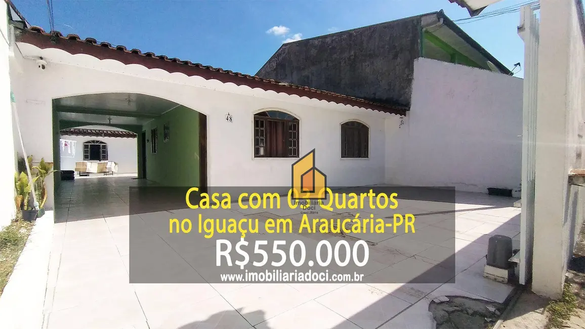 Foto 1 de Casa com 3 quartos à venda, 225m2 em Iguaçu, Araucaria - PR