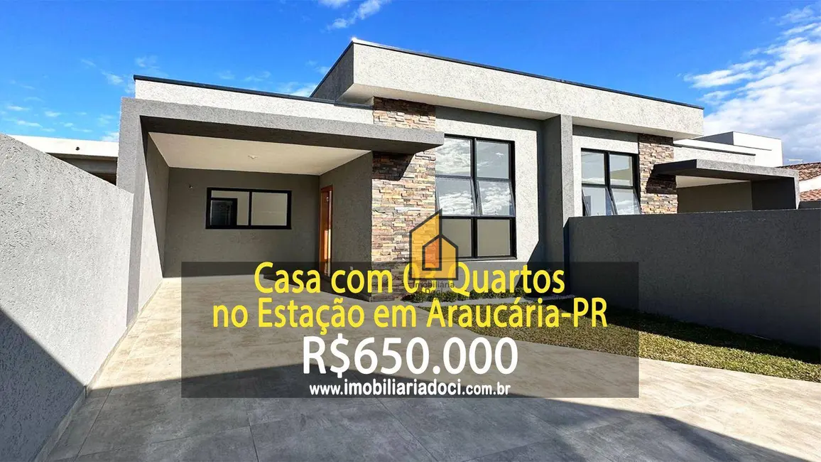 Foto 1 de Casa com 3 quartos à venda, 192m2 em Estação, Araucaria - PR