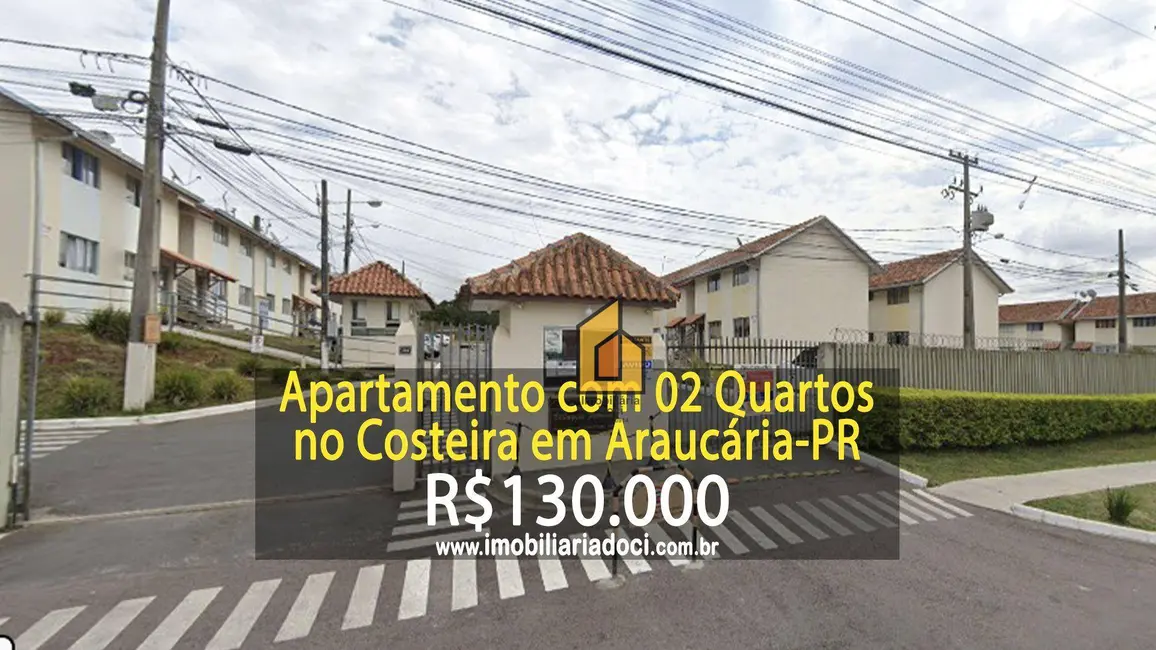 Foto 1 de Apartamento com 2 quartos à venda, 42m2 em Costeira, Araucaria - PR