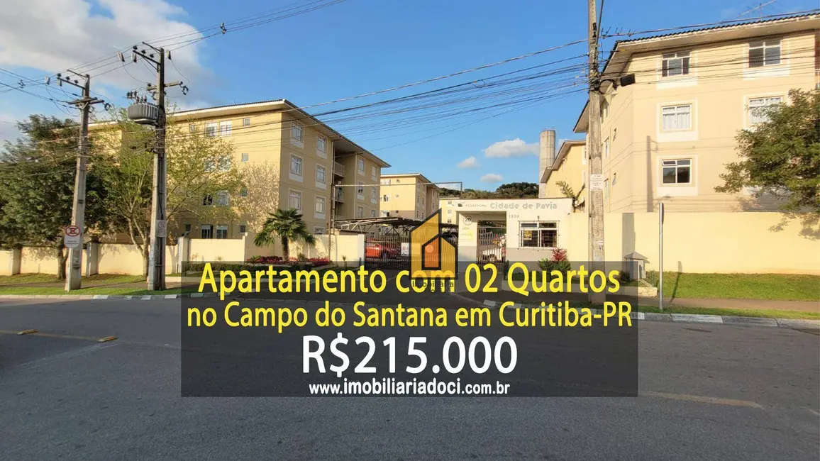 Foto 1 de Apartamento com 2 quartos à venda, 41m2 em Campo de Santana, Curitiba - PR