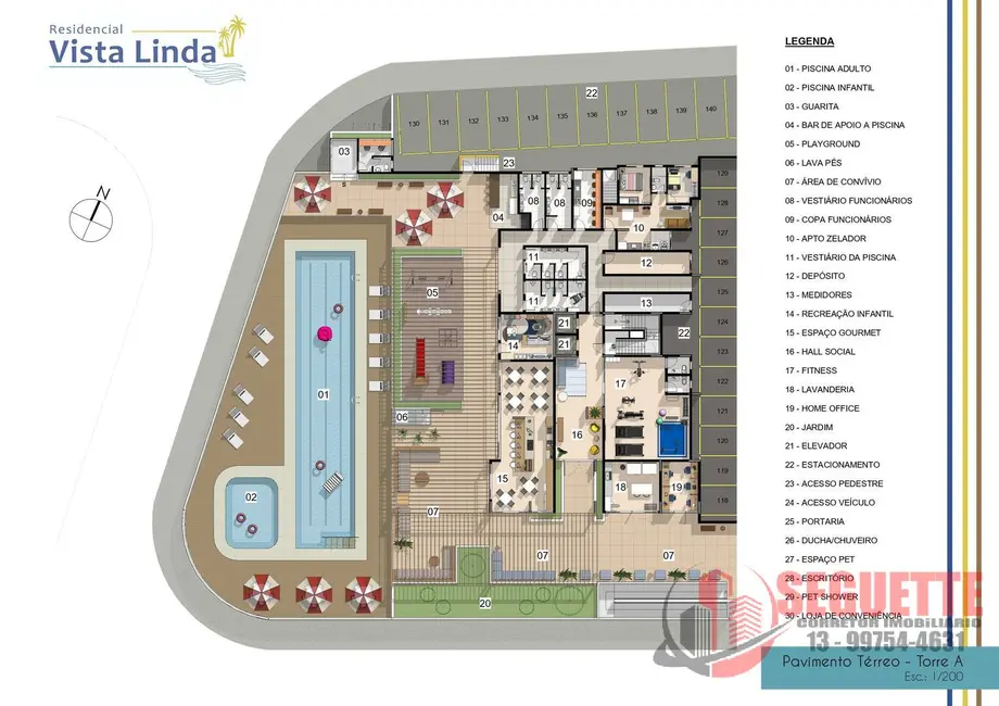 Foto 4 de Apartamento com 3 quartos à venda, 22m2 em Bertioga - SP
