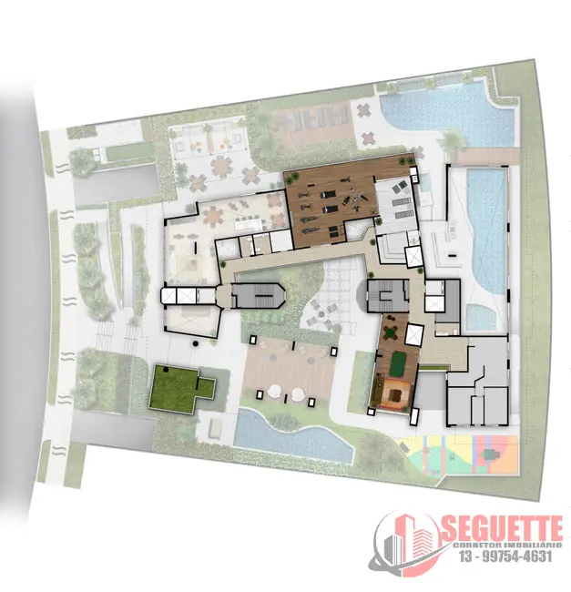 Apartamento com 4 quartos à venda, 160m2 em Riviera de São Lourenço, Bertioga - SP - imagem 3 Foto 3 de Apartamento com 4 quartos à venda, 160m2 em Riviera de São Lourenço, Bertioga - SP