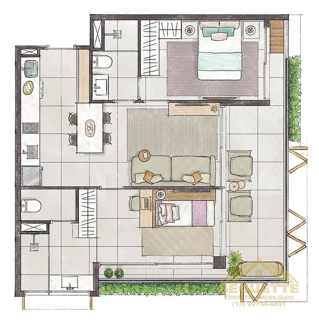 Foto 9 de Apartamento à venda, 69234m2 em Riviera de São Lourenço, Bertioga - SP