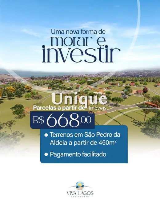 Foto 2 de Terreno / Lote à venda, 457m2 em Retiro, Sao Pedro Da Aldeia - RJ