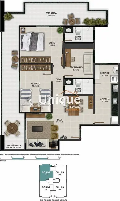 Foto 2 de Apartamento com 2 quartos à venda, 105m2 em Braga, Cabo Frio - RJ