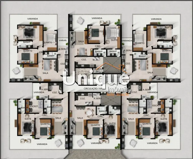 Foto 4 de Apartamento com 2 quartos à venda, 88m2 em Braga, Cabo Frio - RJ