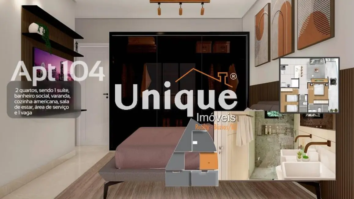 Apartamento com 1 quarto à venda, 80m2 em Nova São Pedro, Sao Pedro Da Aldeia - RJ - imagem 9 Foto 9 de Apartamento com 1 quarto à venda, 80m2 em Nova São Pedro, Sao Pedro Da Aldeia - RJ