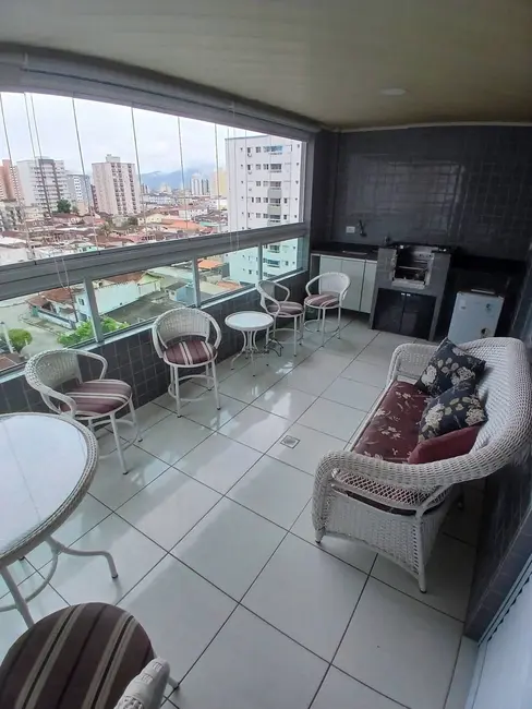 Foto 7 de Apartamento com 3 quartos para alugar, 107m2 em Ocian, Praia Grande - SP