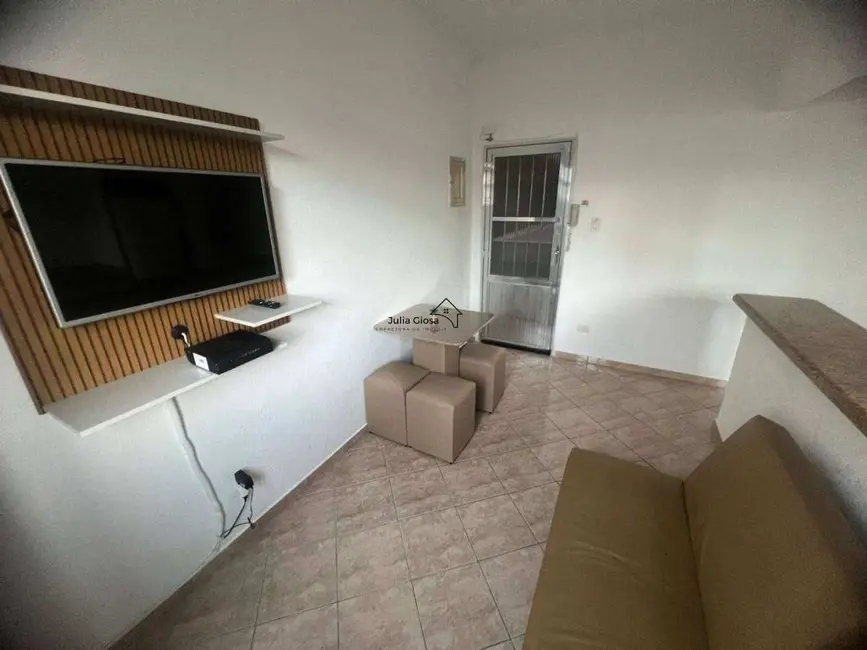 Foto 1 de Apartamento com 1 quarto para alugar, 40m2 em Guilhermina, Praia Grande - SP