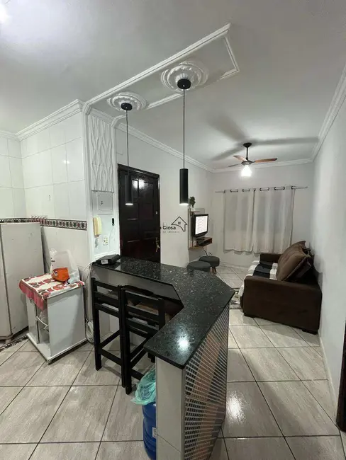 Foto 3 de Apartamento com 1 quarto para alugar, 34m2 em Aviação, Praia Grande - SP