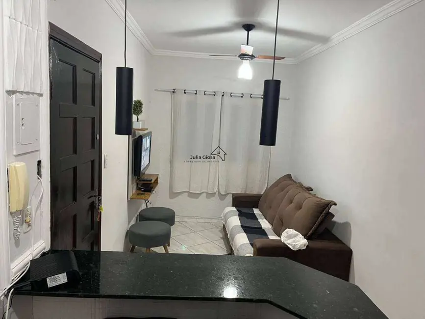 Foto 1 de Apartamento com 1 quarto para alugar, 34m2 em Aviação, Praia Grande - SP