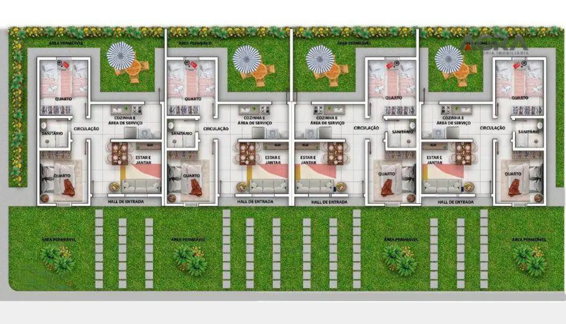 Foto 5 de Casa de Condomínio com 2 quartos à venda, 93m2 em São Pedro, Vitoria Da Conquista - BA