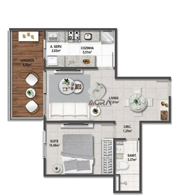 Apartamento com 2 quartos à venda, 56m2 em Caminho das Árvores, Salvador - BA - imagem 8 Foto 8 de Apartamento com 2 quartos à venda, 56m2 em Caminho das Árvores, Salvador - BA