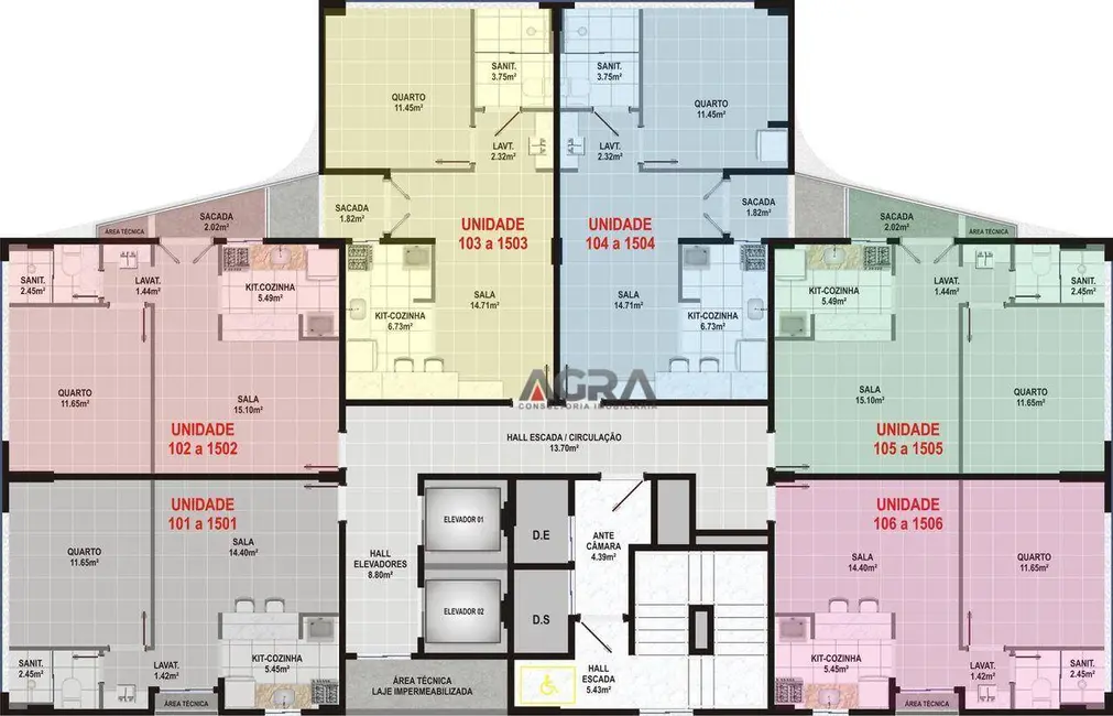 Foto 9 de Apartamento com 1 quarto à venda, 40m2 em Recreio, Vitoria Da Conquista - BA