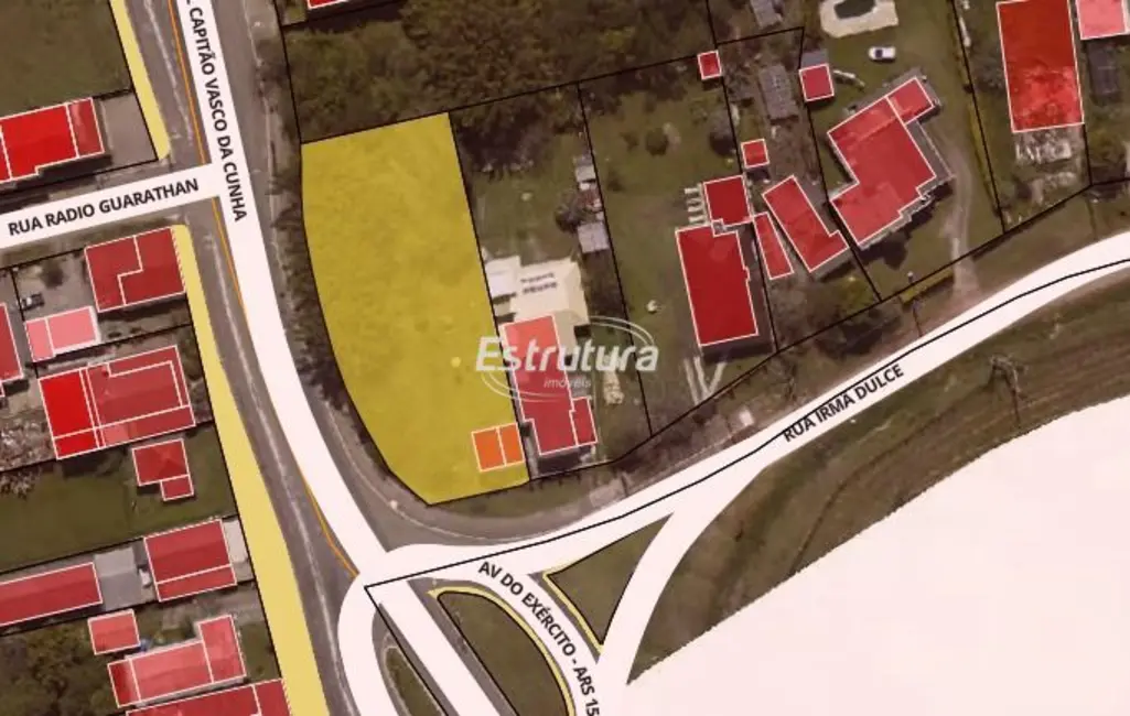 Foto 1 de Terreno / Lote à venda, 896m2 em Boi Morto, Santa Maria - RS