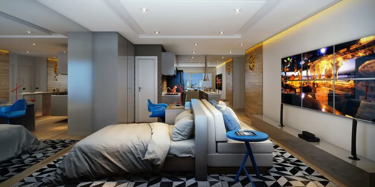 Kitnet com 1 quarto à venda, 54m2 em Campo Belo, São Paulo - SP - imagem 4 Foto 4 de Kitnet com 1 quarto à venda, 54m2 em Campo Belo, São Paulo - SP