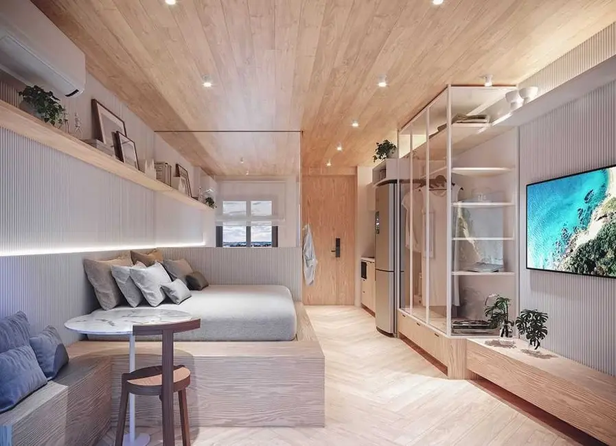 Apartamento com 1 quarto à venda, 29m2 em Vila Pompéia, São Paulo - SP - imagem 3 Foto 3 de Apartamento com 1 quarto à venda, 29m2 em Vila Pompéia, São Paulo - SP