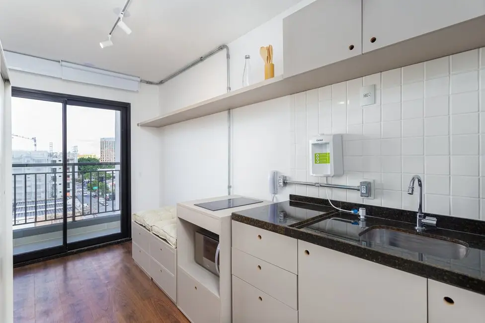 Apartamento com 1 quarto à venda, 26m2 em Moema, São Paulo - SP - imagem 3 Foto 3 de Apartamento com 1 quarto à venda, 26m2 em Moema, São Paulo - SP