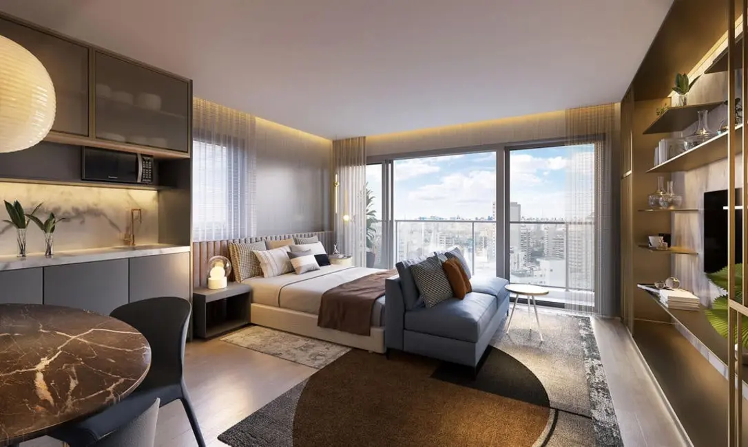 Apartamento com 1 quarto à venda, 53m2 em Vila Nova Conceição, São Paulo - SP - imagem 8 Foto 8 de Apartamento com 1 quarto à venda, 53m2 em Vila Nova Conceição, São Paulo - SP