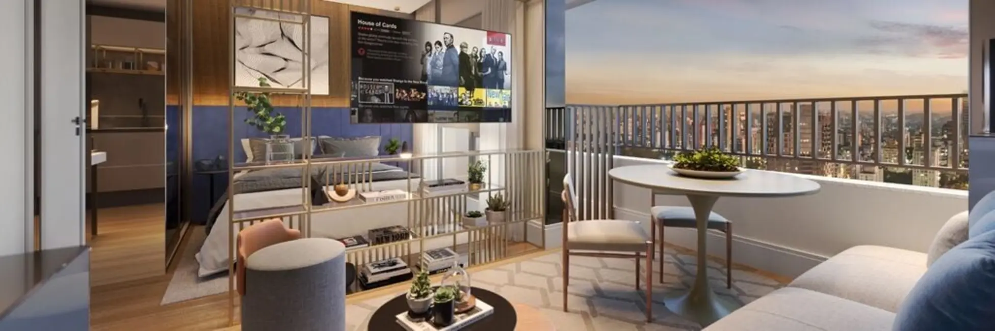 Apartamento com 1 quarto à venda, 33m2 em Moema, São Paulo - SP - imagem 5 Foto 5 de Apartamento com 1 quarto à venda, 33m2 em Moema, São Paulo - SP