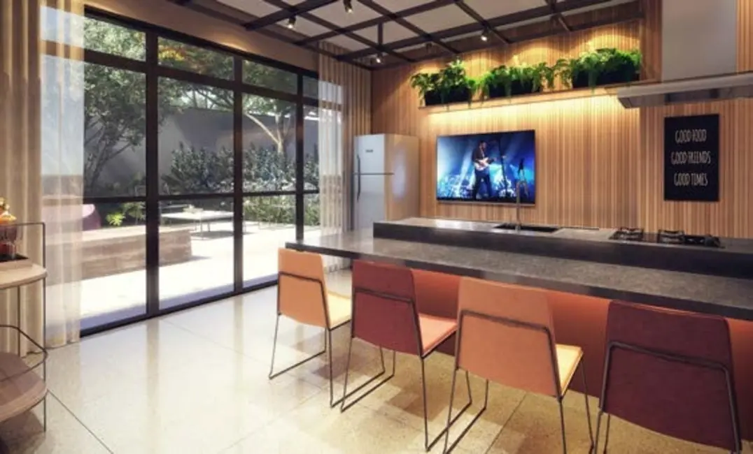 Apartamento com 1 quarto à venda, 26m2 em Campo Belo, São Paulo - SP - imagem 6 Foto 6 de Apartamento com 1 quarto à venda, 26m2 em Campo Belo, São Paulo - SP