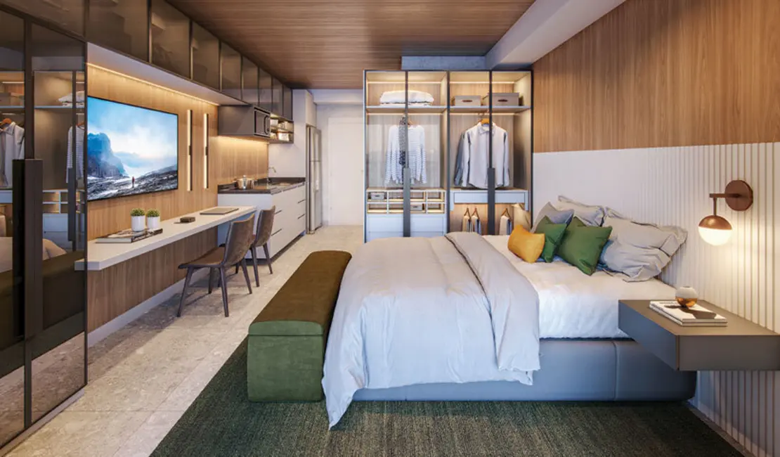 Apartamento com 1 quarto à venda, 32m2 em Ibirapuera, São Paulo - SP - imagem 5 Foto 5 de Apartamento com 1 quarto à venda, 32m2 em Ibirapuera, São Paulo - SP