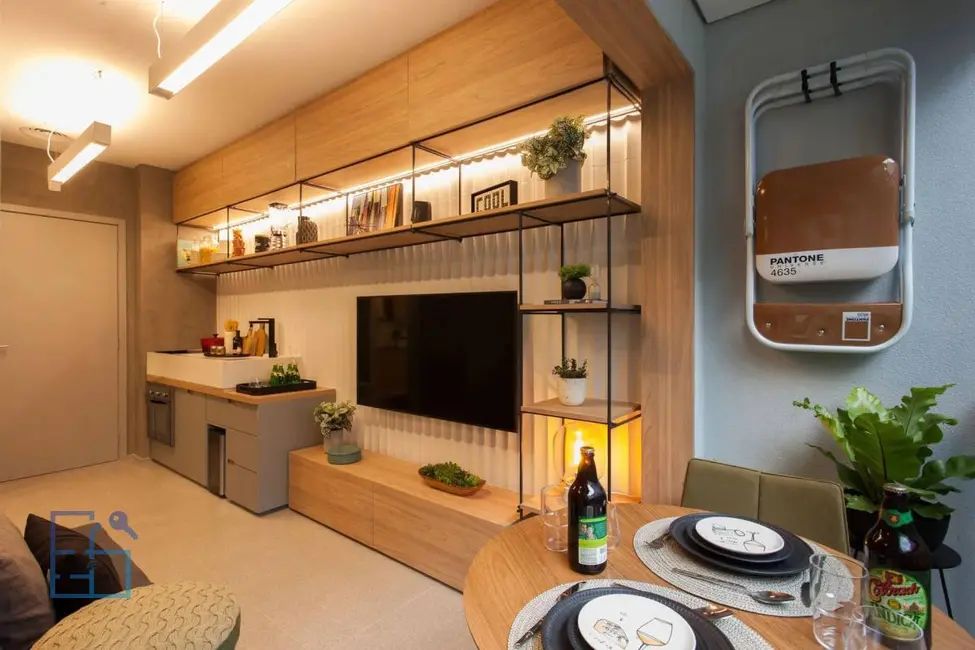 Apartamento com 1 quarto à venda, 29m2 em Campo Belo, São Paulo - SP - imagem 3 Foto 3 de Apartamento com 1 quarto à venda, 29m2 em Campo Belo, São Paulo - SP