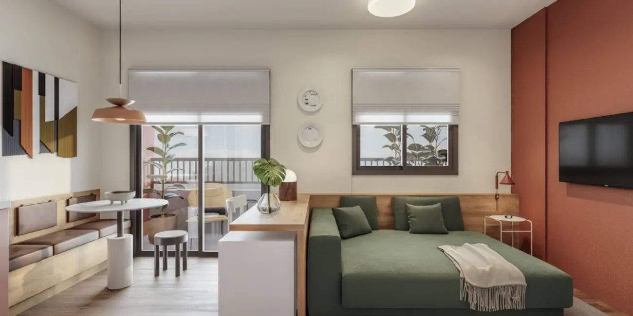 Kitnet com 2 quartos à venda, 35m2 em Vila Madalena, São Paulo - SP - imagem 8 Foto 8 de Kitnet com 2 quartos à venda, 35m2 em Vila Madalena, São Paulo - SP