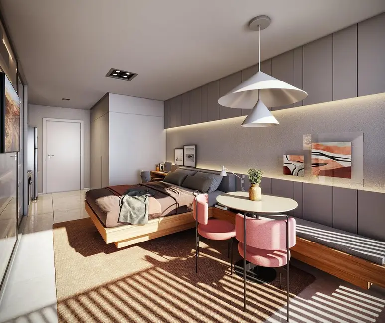 Apartamento com 1 quarto à venda, 38m2 em Vila Madalena, São Paulo - SP - imagem 6 Foto 6 de Apartamento com 1 quarto à venda, 38m2 em Vila Madalena, São Paulo - SP