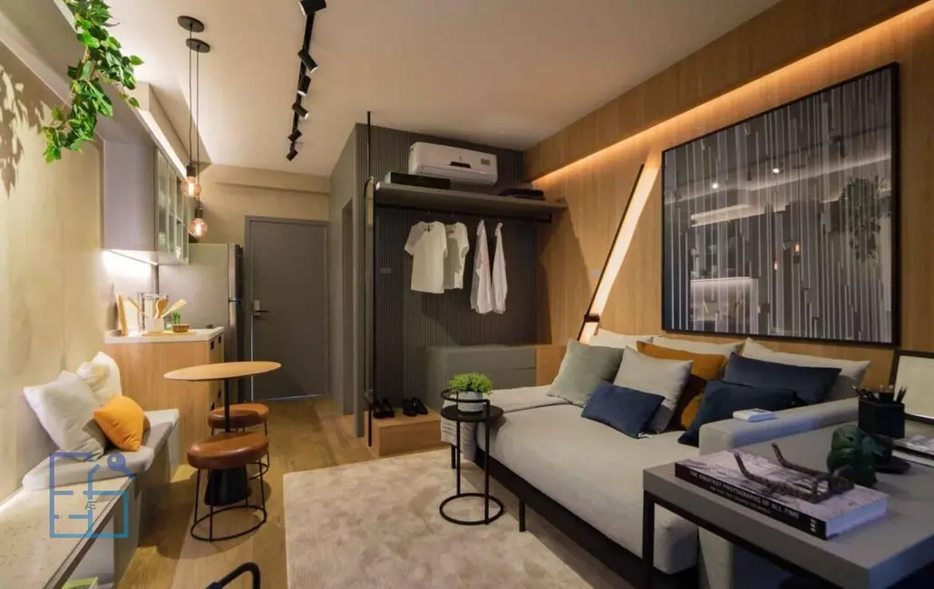 Apartamento com 1 quarto à venda, 23m2 em Santa Cecília, São Paulo - SP - imagem 3 Foto 3 de Apartamento com 1 quarto à venda, 23m2 em Santa Cecília, São Paulo - SP