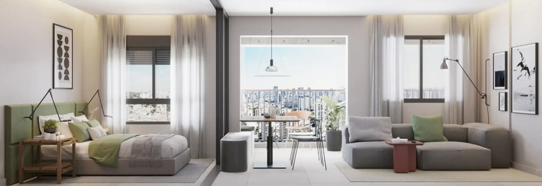 Foto 1 de Apartamento com 1 quarto à venda, 28m2 em Santo Amaro, São Paulo - SP
