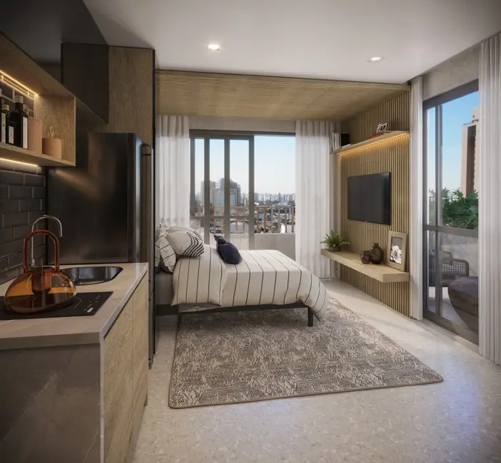 Apartamento com 1 quarto à venda, 57m2 em Jardim Paulista, São Paulo - SP - imagem 9 Foto 9 de Apartamento com 1 quarto à venda, 57m2 em Jardim Paulista, São Paulo - SP