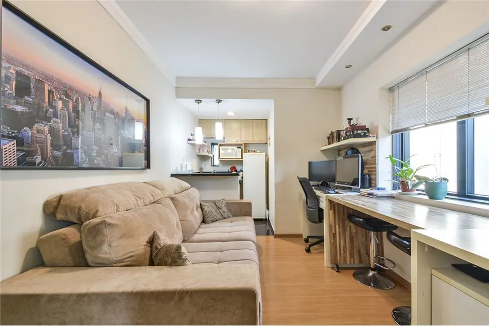 Foto 2 de Apartamento com 1 quarto à venda, 33m2 em Cidade Monções, São Paulo - SP