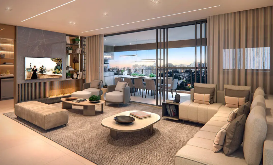 Apartamento com 4 quartos à venda, 143m2 em Campo Belo, São Paulo - SP - imagem 6 Foto 6 de Apartamento com 4 quartos à venda, 143m2 em Campo Belo, São Paulo - SP