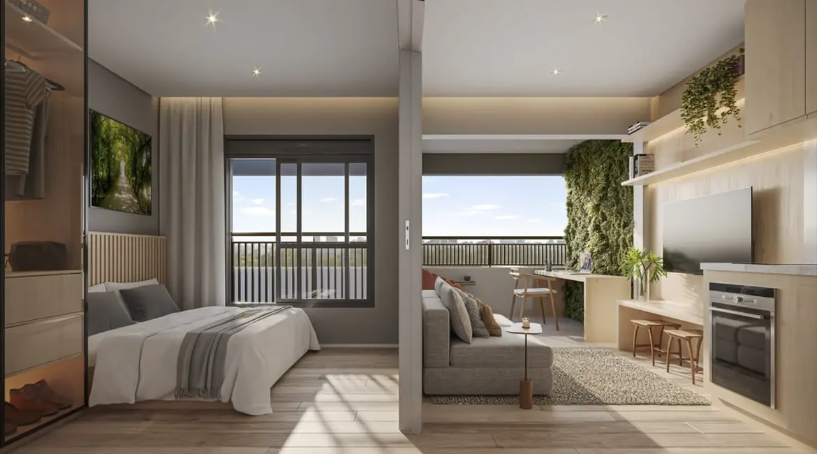 Foto 3 de Apartamento com 1 quarto à venda, 31m2 em Pinheiros, São Paulo - SP