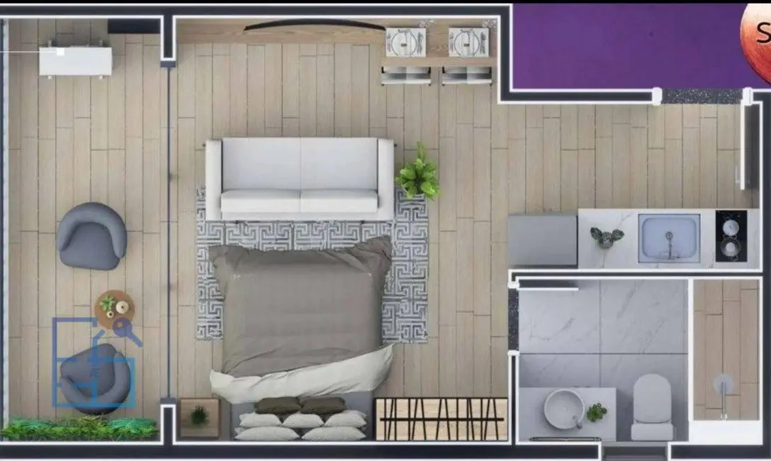 Foto 8 de Apartamento com 1 quarto à venda, 32m2 em Paraíso, São Paulo - SP