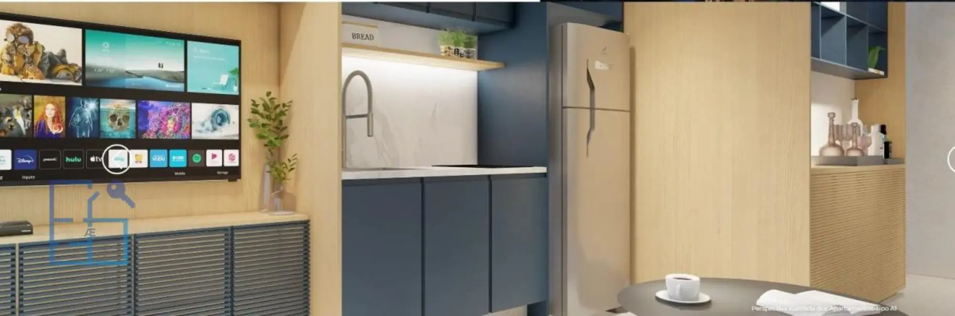 Apartamento com 1 quarto à venda, 42m2 em Ibirapuera, São Paulo - SP - imagem 4 Foto 4 de Apartamento com 1 quarto à venda, 42m2 em Ibirapuera, São Paulo - SP