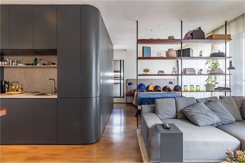 Foto 2 de Apartamento com 1 quarto à venda, 48m2 em Moema, São Paulo - SP